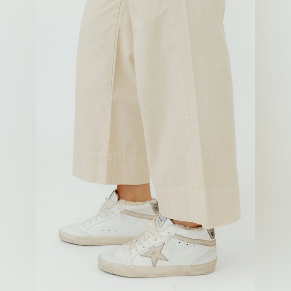 GG GOLDEN GOOSE mid star classic shearling white beige size 37 pre owned - Picture 5 of 16